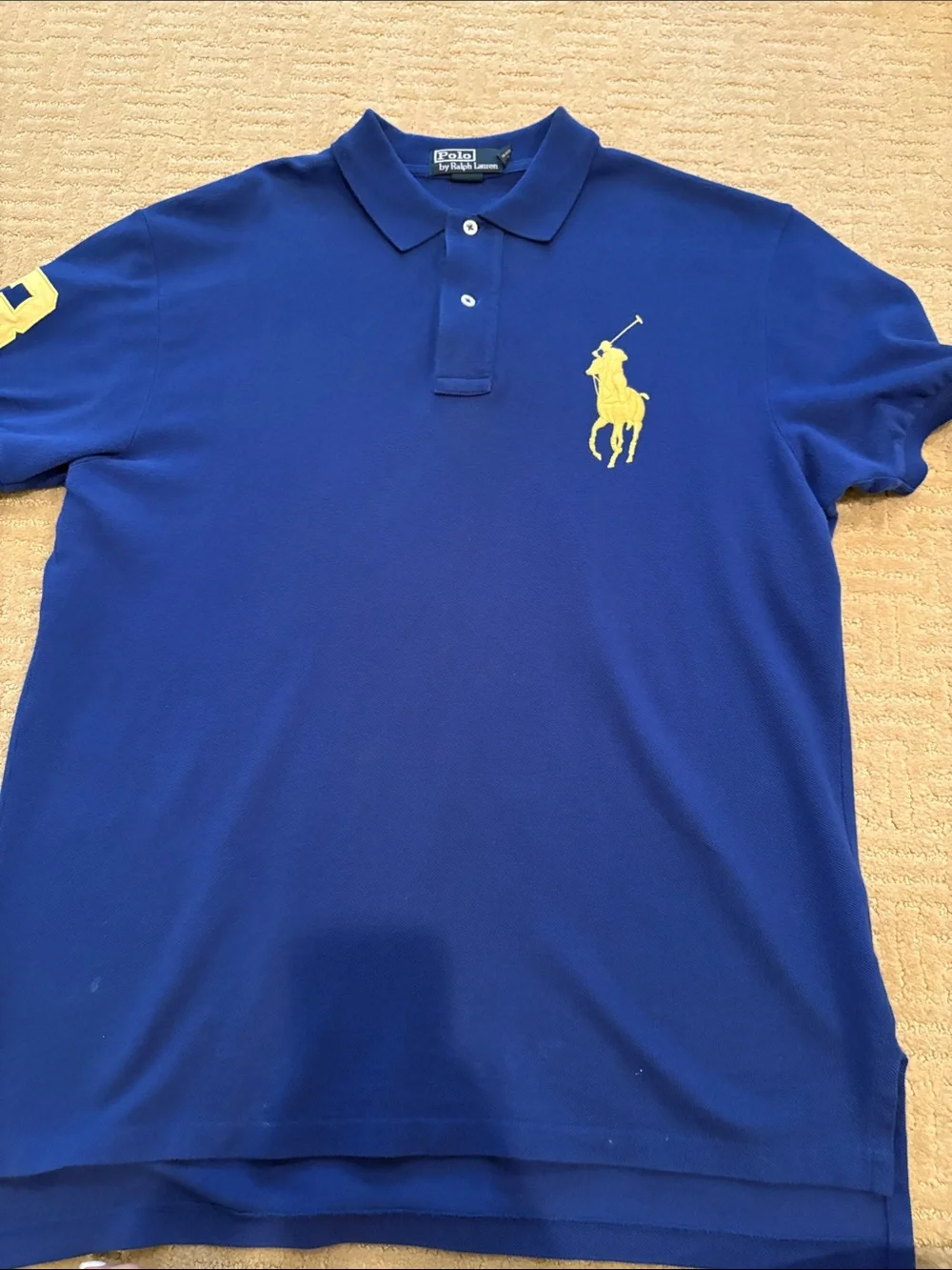 Polo by Ralph Lauren Royal Blue Polo with Yellow Pony